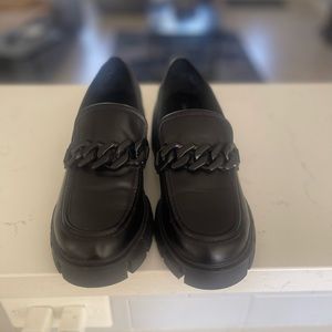 Madden girl black loafers 7.5 size
